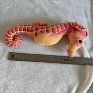 Colorful Seahorse Plush Toy for Small Pets